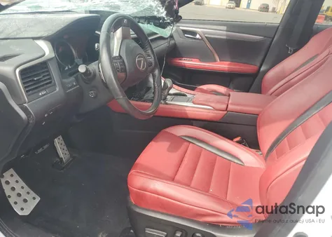 2020 Lexus Rx 350 F Sport z USA, uszkodzony, nr VIN 2T2YZMDA2LC242524